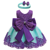 Bow hair with a fluffy skirt