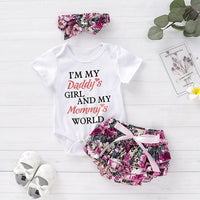 Three-piece short sleeve colorful stretch turban