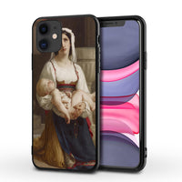 Oil painting angel baby phone case