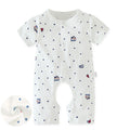 Baby short-sleeved one-piece cotton