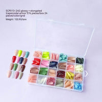 Solid Color Glossy Matte Square Plastic Box Ballet Wear Armor