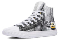 Printed Couple High-top Canvas Shoes
