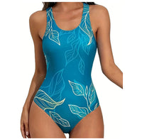 Womens Printed Bikini With A Sexy Open-back Design