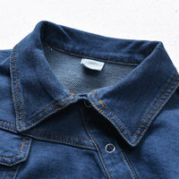 Children's Personalized Patch Pocket Denim One-piece