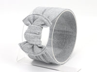 Knotted bowknot wide children's hair band