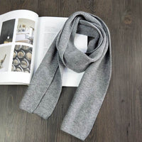 Knitted rabbit fur collar