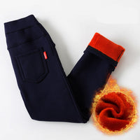 Leggings and fleece for children's winter wear