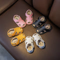 Leather breathable toddler shoes