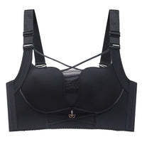 Women's Fashion Simple Cross Strap Wireless Bra