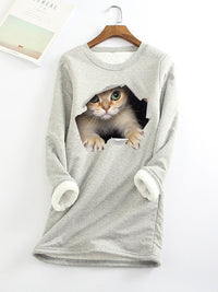 Autumn And Winter New Fleece-lined Thermal Bottoming Shirt Big Sale Printing