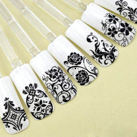 108 hot gold and silver stickers nail 3D stickers