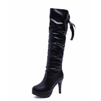 New all-match high heel women over the knee boots