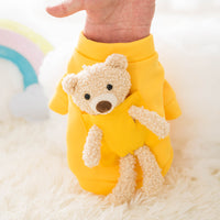 Cat cute teddy bear pet clothes two-legged clothes