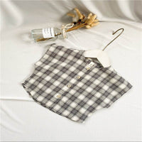Children's cotton and linen shirt