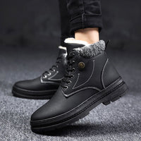 Snow boots men's winter warmth and velvet northeast