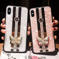 Diamond Butterfly 6s Glass Female Xr Protective Cover
