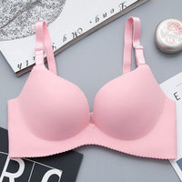 One piece deep v gathered bra