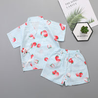 Newborn Gauze Air-Conditioned Pajamas