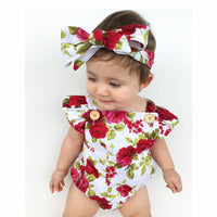 Girls Xuefang cotton jumpsuit + headdress