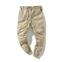 Multi-pocket cotton sports trousers