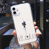Cartoon creative astronaut phone case