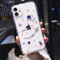 Cartoon creative astronaut phone case
