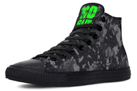 High Top Canvas Shoes For Printing Lovers
