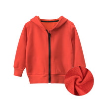 Children's jacket zipper sweater fleece baby clothes