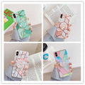 Galvanized marble mobile phone case