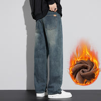Retro Nostalgic Straight Jeans For Men