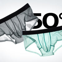 Ice Silk Seamless Boxers Boys Transparent Underpants