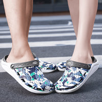 Non-slip jelly hole shoes