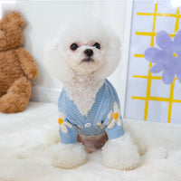 Autumn And Winter Pet Teddy Pomeranian Schnauzer Bichon Small Puppies Cat Autumn Clothes