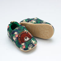 Cotton soft bottom step front shoes