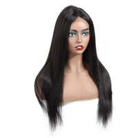 Lace real human hair wig headgear