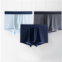 Ice silk underwear men's summer breathable ultra-thin quick-drying boxer