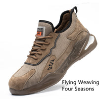 Men's Safety Shoes Anti-smashing And Steel Toe