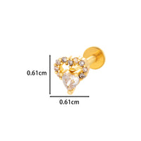 Stainless Steel Internal Thread Flat Bottom Rod Labret