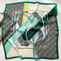 70 Silk Scarf Square Scarf High Sense Korean Style Fashion All-matching