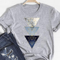 Geometric Printed Summer Short Sleeve