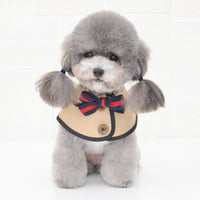 Pet bow tie saliva towel