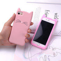 Cat ears and whiskers phone case