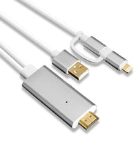 2 in 1 plug-and-play cable