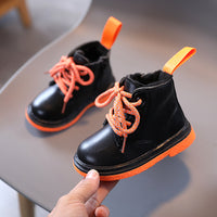 Children's Velvet Cotton Shoes Boy Martin Boots