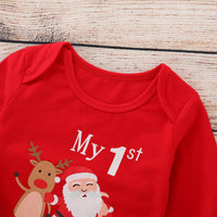 Christmas children's long sleeve jumpsuit