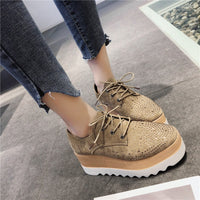 Thick-soled platform shoes