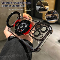 Simple And Stylish Magnetic Bracket Gyro Phone Case