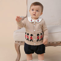 Children's cartoon knitted jacket