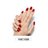 Pure color nail stickers