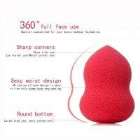 4 Pcs/Bag Wet And Dry Dual Cosmetic Puff
